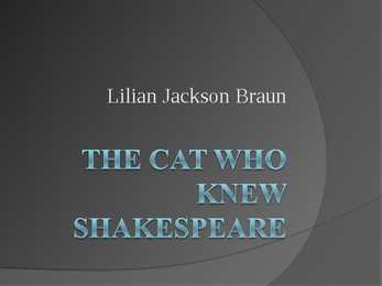 The Cat Who Knew Shakespeare