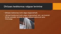 Valguse levimine ja vari #3