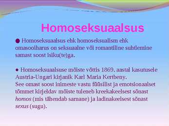 Homoseksuaalsus #2