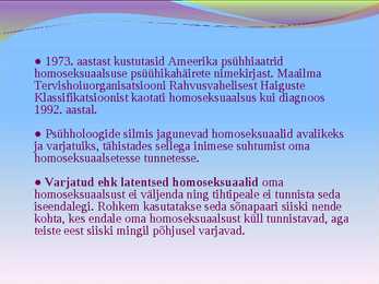 Homoseksuaalsus #3