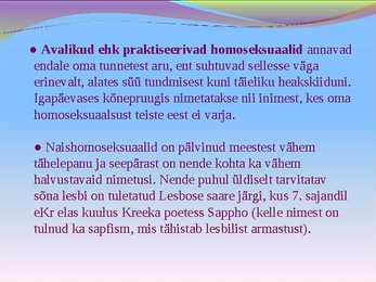 Homoseksuaalsus #4