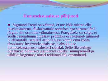 Homoseksuaalsus #5