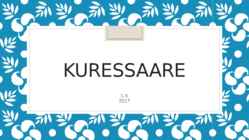 Kuressaare and Tokyo