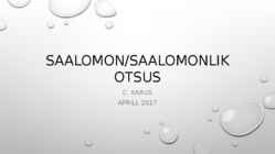 Saalomon saalomonlik otsus