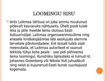 Ants Laikmaa #5