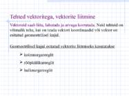 Vektorid #6