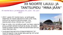 Noorte laulu- ja tantsupidu 2017-ja-üldlaulupidu 2019 #2