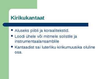 Barokkmuusika Saksamaal #11