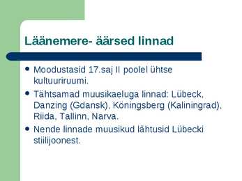 Barokkmuusika Saksamaal #12