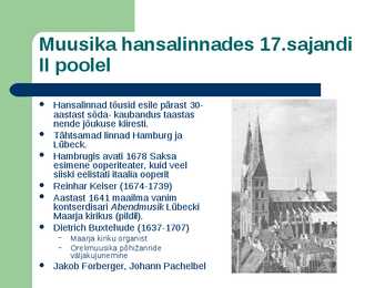 Barokkmuusika Saksamaal #9