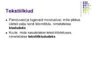 Tekstiilmaterjalid #2