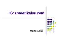 Kosmeetikakaubad