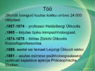Wilhelm Wundt - esitlus #5
