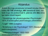 Wilhelm Wundt - esitlus #9