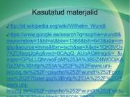 Wilhelm Wundt - esitlus #10