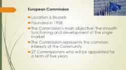 Presentation EU institutions #3