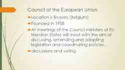 Presentation EU institutions #6