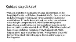 Molübdeen #14