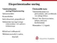 1 Tervisekäitumine II loeng 2017 Moodle #13