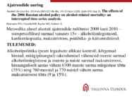 1 Tervisekäitumine II loeng 2017 Moodle #28