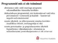 1 Tervisekäitumine II loeng 2017 Moodle #33