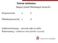 1 Tervisekäitumine II loeng 2017 Moodle #5