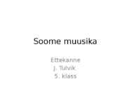 Soome muusika