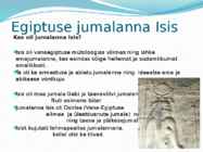 Egiptuse jumalanna Isis #2