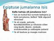 Egiptuse jumalanna Isis #3