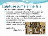 Egiptuse jumalanna Isis #4