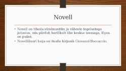 Novelli-hümni ja draama esitlus #2