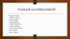 Novelli-hümni ja draama esitlus #4