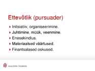 Karjääri planeerimise paradigmad #12