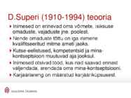 Karjääri planeerimise paradigmad #16