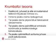 Karjääri planeerimise paradigmad #20
