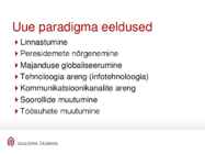 Karjääri planeerimise paradigmad #25