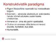 Karjääri planeerimise paradigmad #27