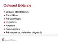 Karjääri planeerimise paradigmad #36