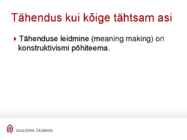 Karjääri planeerimise paradigmad #37