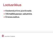 Karjääri planeerimise paradigmad #40