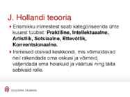 Karjääri planeerimise paradigmad #7
