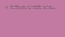 Interneti turvalisus #3