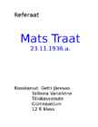 Mats Traat