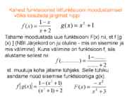 Funktsiooni graafiku teisendused-liitfunktsion #13