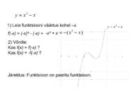 Paaris- ja paaritud funktsioonid #4