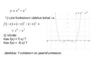 Paaris- ja paaritud funktsioonid #5