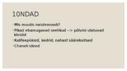 Mood 20 sajandil #3
