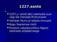 EESTLASTE MUISTNE VABADUSVÕITLUS #12