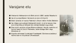 Vene kirjanik Aleksandr Blok #2