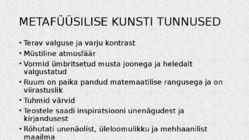 Dada ja metafüüsiline kunst #12